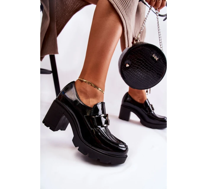 Elegantní boty na Se  Černe model 21593193 - Boto