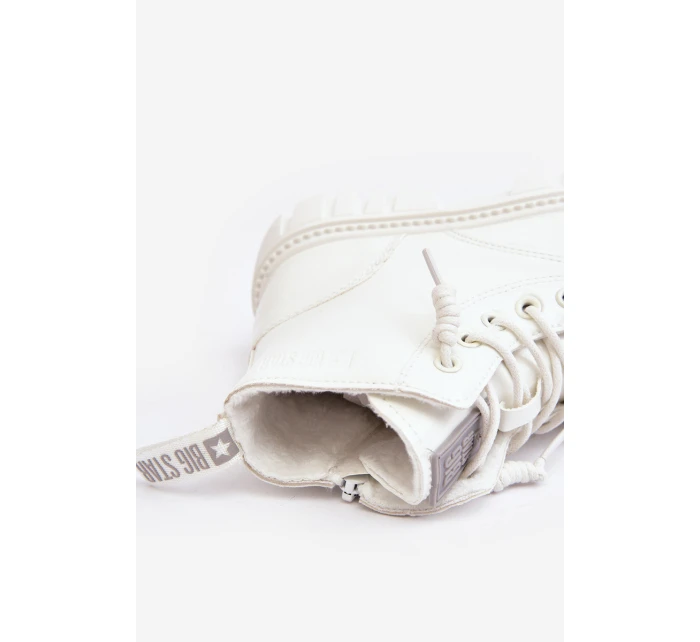 Dětské Lakované Boty Big Star Bílé model 21634243 - Big Star Shoes Dětské Lakované Boty Big Star Bílé model 21634243 - Big Star Shoes