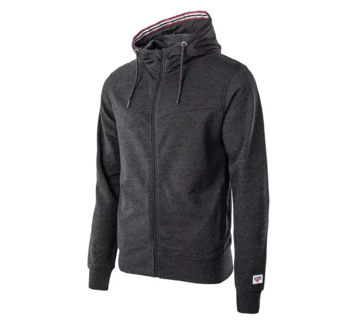 Pánská mikina Sabarin M 92800399121tm.šedá - Hi-Tec