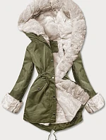 Parka s kožešinovou podšívkou army (5M763-136)