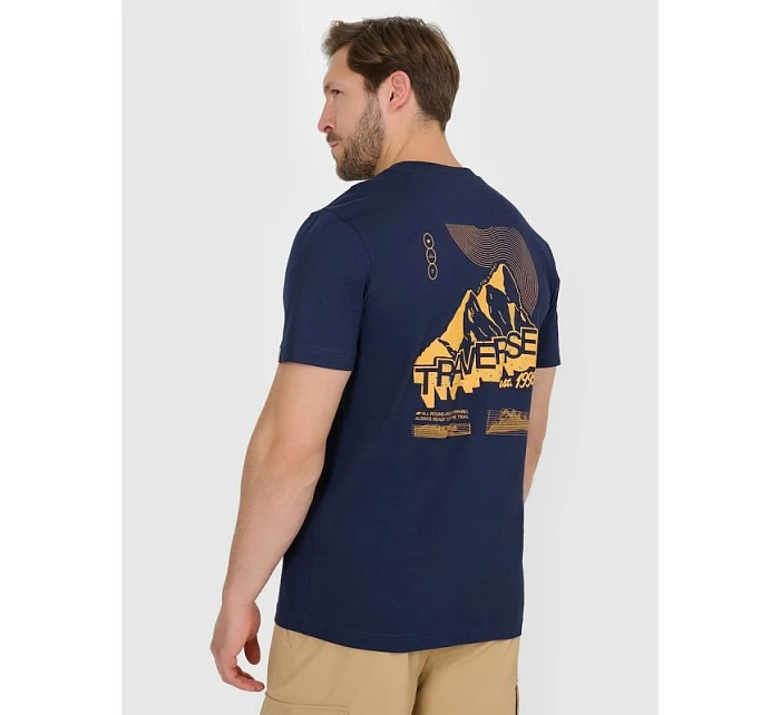 Pánské tričko s potiskem 4F 4FRAW25TTSHM3377-31S pánské