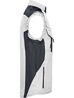 Daiber JN 845 Pracovní vesta - Strong 02.0845 white/carbon