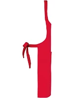 K Dětská zástěra s laclem 20.K red model 22511080 - Kariban