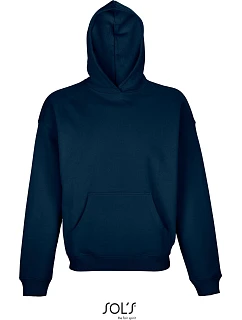 SOL'S Connor Unisex mikina s kapucí 25.3813 french navy