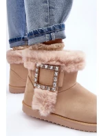 Ocílené Sněhule s Klíčkem Bežové  Dulca