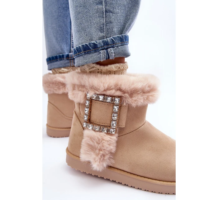 Ocílené Sněhule s Klíčkem Bežové  Dulca