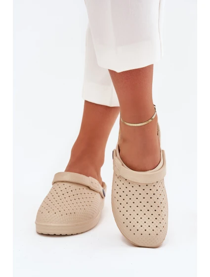 Pěnové Pantofle Dámské Béžové model 21703196 - EVENTO Pěnové Pantofle Dámské Béžové model 21703196 - EVENTO