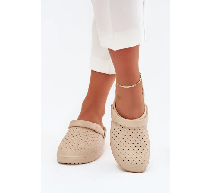 Pěnové Pantofle Dámské Béžové model 21703196 - EVENTO Pěnové Pantofle Dámské Béžové model 21703196 - EVENTO