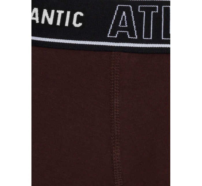 Pánské boxerky ATLANTIC Magic Pocket - hnědé