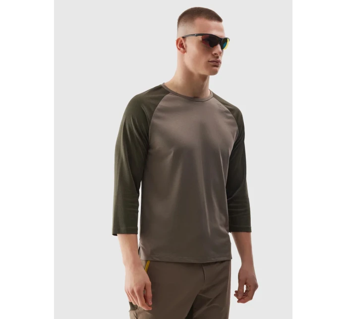 Pánské cyklistické triko 4F - hnědé Pánské cyklistické triko 4F - hnědé