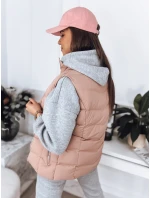 Dámská prošívaná vesta růžová Dstreet model 21967405 - FashionStreet