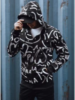 Pánská mikina na zip s kapucí černá Dstreet model 21978980 - FashionStreet Pánská mikina na zip s kapucí černá Dstreet model 21978980 - FashionStreet