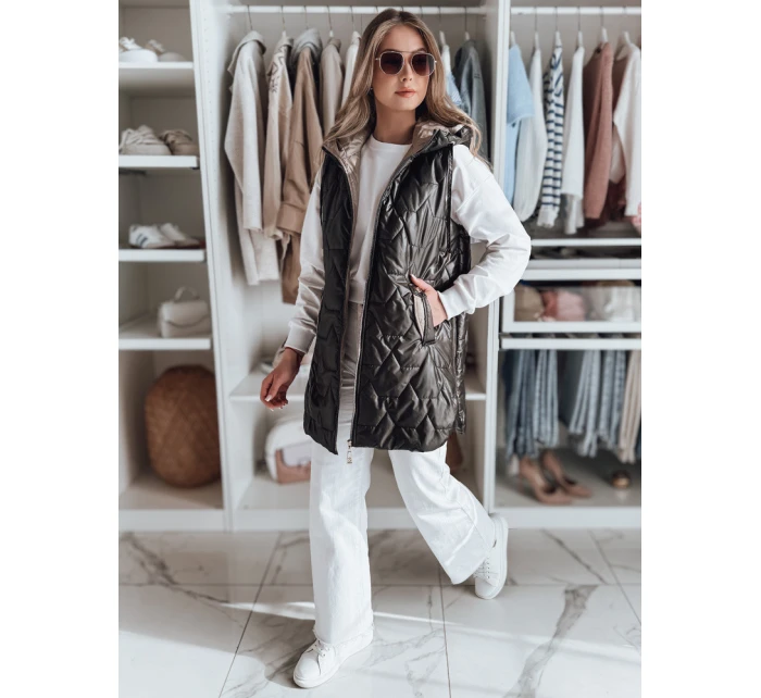 Dámská přechodná prošívaná vesta černá Dstreet model 21984314 - FashionStreet