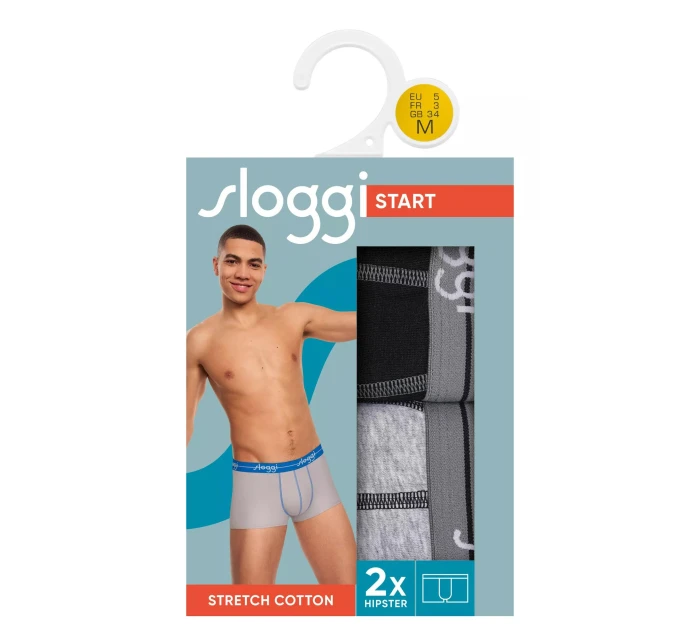 Pánské boxerky Start Hipster C2P box GREY COMBINATION šedá model 21745474 - Sloggi