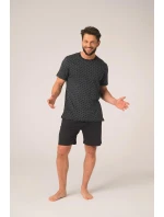 Pánské pyžamo Key MNS 936 B26 cr/r 3XL-4XL