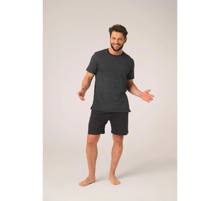 Pánské pyžamo Key MNS 936 B26 cr/r 3XL-4XL