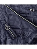 Tmavě modrá lehká dámská bunda model 16147632 - BH FOREVER