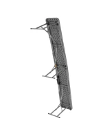 CATERINGOVÁ LAVICE SKLÁDACÍ 183X28X43CM ŠEDÁ