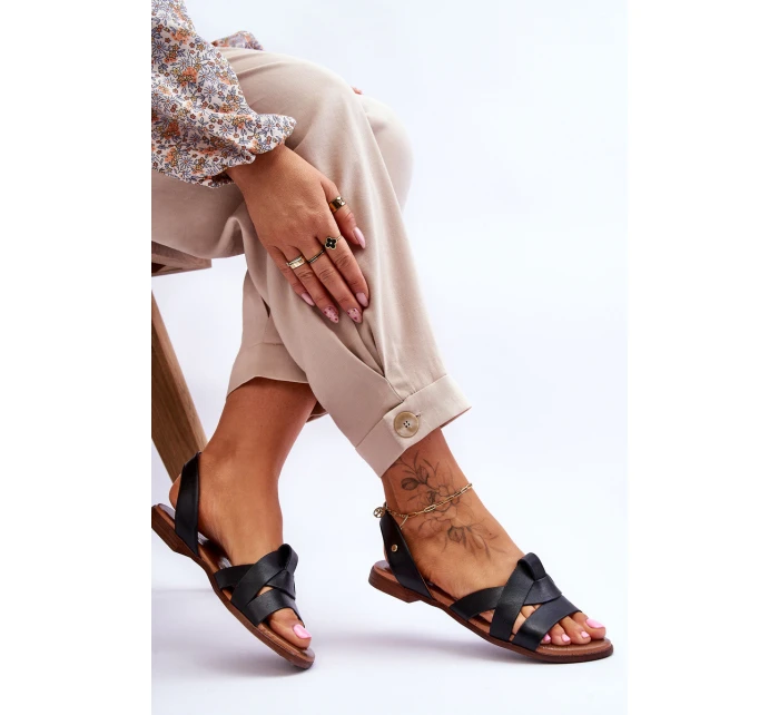 Zazoo 40185 Pohodlné Kožené Nazouváky Černé Zazoo 40185 Pohodlné Kožené Nazouváky Černé