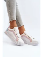 Dámské tenisky s flitry růžové model 21649117 - Boto