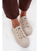 Dámské tenisky na platformě LEE ISLA C WOMEN LOW 50253001.35E Béžové