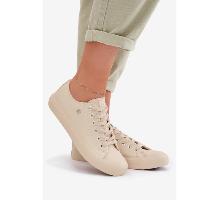 Dámské tenisky Eko kůže Big Star TT274019 Béžové