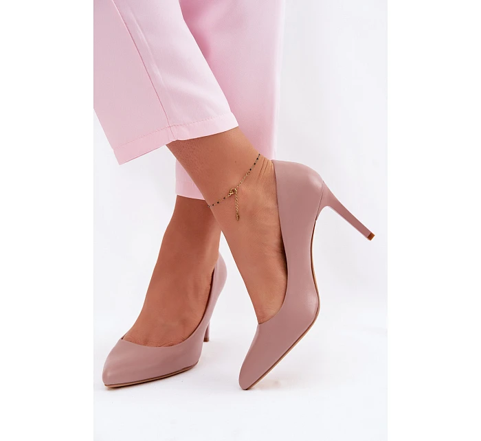 Eko kožené lodičky Sergio Leone 1339 Levandulové