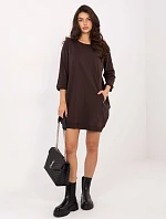 Šaty RV SK 6839.95 tmavě hnědé