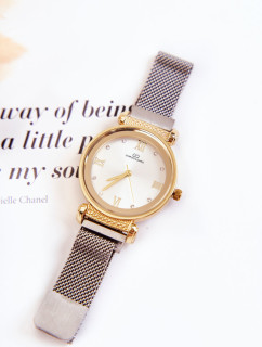 Dámské hodinky Giorgio & Dario se magnetickým náramkem stříbro-zlatý