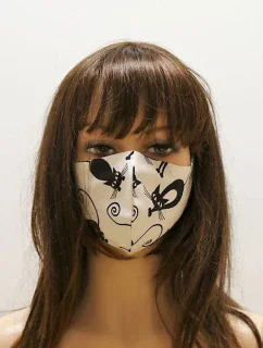 Bavlněná rouška Kočky -  Vestis