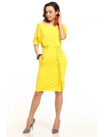 Dámské šaty model 19344950 Žlutá - Tessita