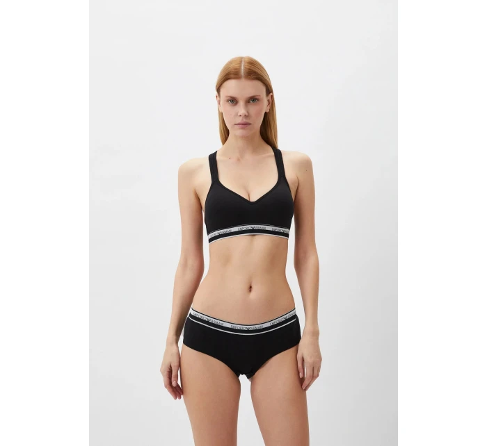 Dámské kalhotky 2Pack  00020 černé  model 19916503 - Emporio Armani