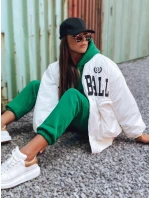 Dámská baseballová bunda BASKET bílá FashionStreet TY3118
