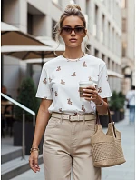 Dámské tričko HONTEY bílé FashionStreet RY2551 Dámské tričko HONTEY bílé FashionStreet RY2551