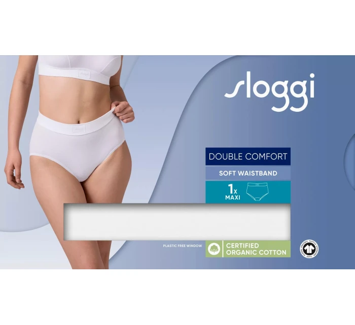 Dámské kalhotky Double Comfort T Maxi - WHITE - bílé 0003 - SLOGGI