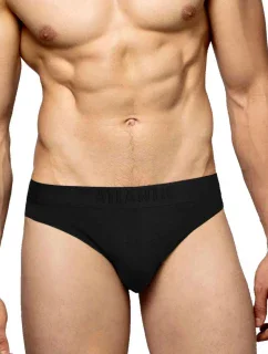 Pánské slipy 2 pack 016 black - Atlantic