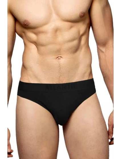 Pánské slipy 2 pack 016 black - Atlantic