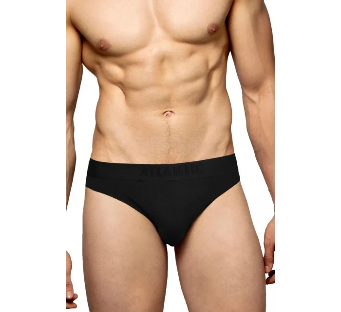 Pánské slipy 2 pack 016 black - Atlantic