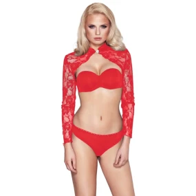 Dámské bolerko Luxuria red - 7-HEAVEN