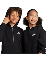 Dětská mikina Nike Sportswear Club Fleece černá FD3004 010