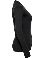 Russell Athletic 715F Dámský pletený cardigan s výstřihem do V 11.715F black Russell Athletic 715F Dámský pletený cardigan s výstřihem do V 11.715F black