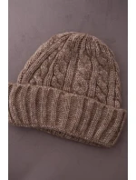 Ariana ecru čepice s lemem model 18751461 - K-Fashion Ariana ecru čepice s lemem model 18751461 - K-Fashion