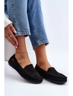 Dámské černé šněrovací mokasíny model 21647810 - Boto