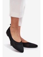 Baleríny z se zapínáním na černé model 21702975 - Boto