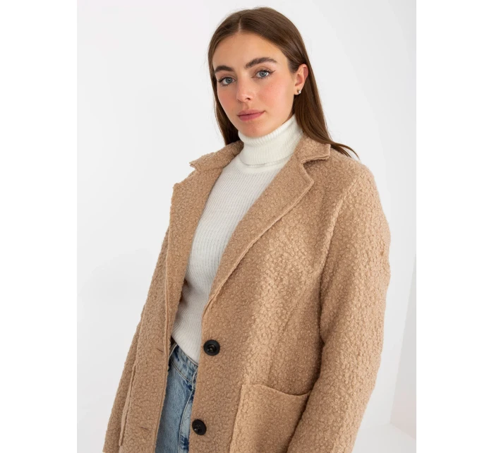 Dámský kabát TW EN BI 7372.18 béžoý