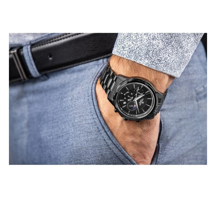 Pánské hodinky Giewont Chronograph Sapphire Black GW9460-B1 Pánské hodinky Giewont Chronograph Sapphire Black GW9460-B1