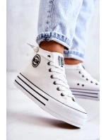 Dámské Tenisky Big Star Bily GG274013 Dámské Tenisky Big Star Bily GG274013