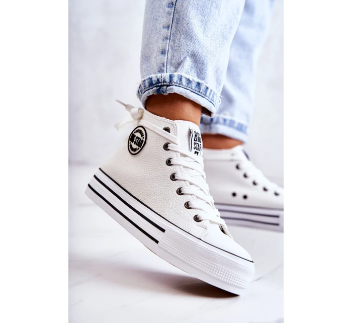 Dámské Tenisky Big Star Bily GG274013 Dámské Tenisky Big Star Bily GG274013