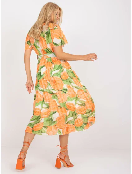 Šaty DHJ SK 11331 2.32 oranžová