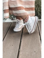 Dětské Vysoké Tenisky Bílé Filemon